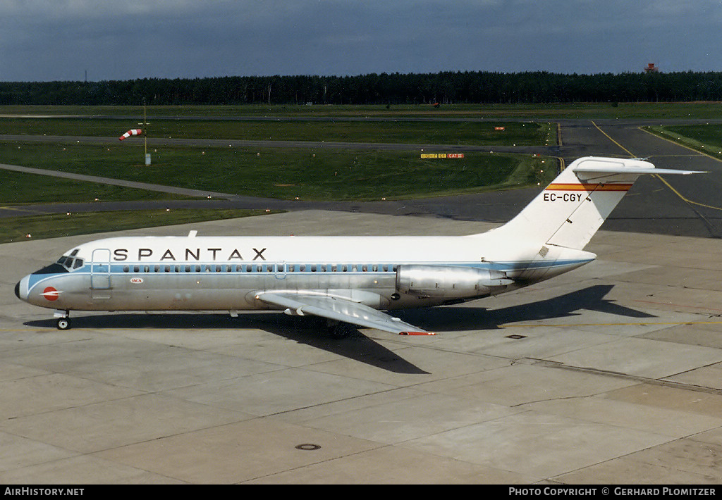 Aircraft Photo of EC-CGY | Douglas DC-9-14 | Spantax | AirHistory.net #688518