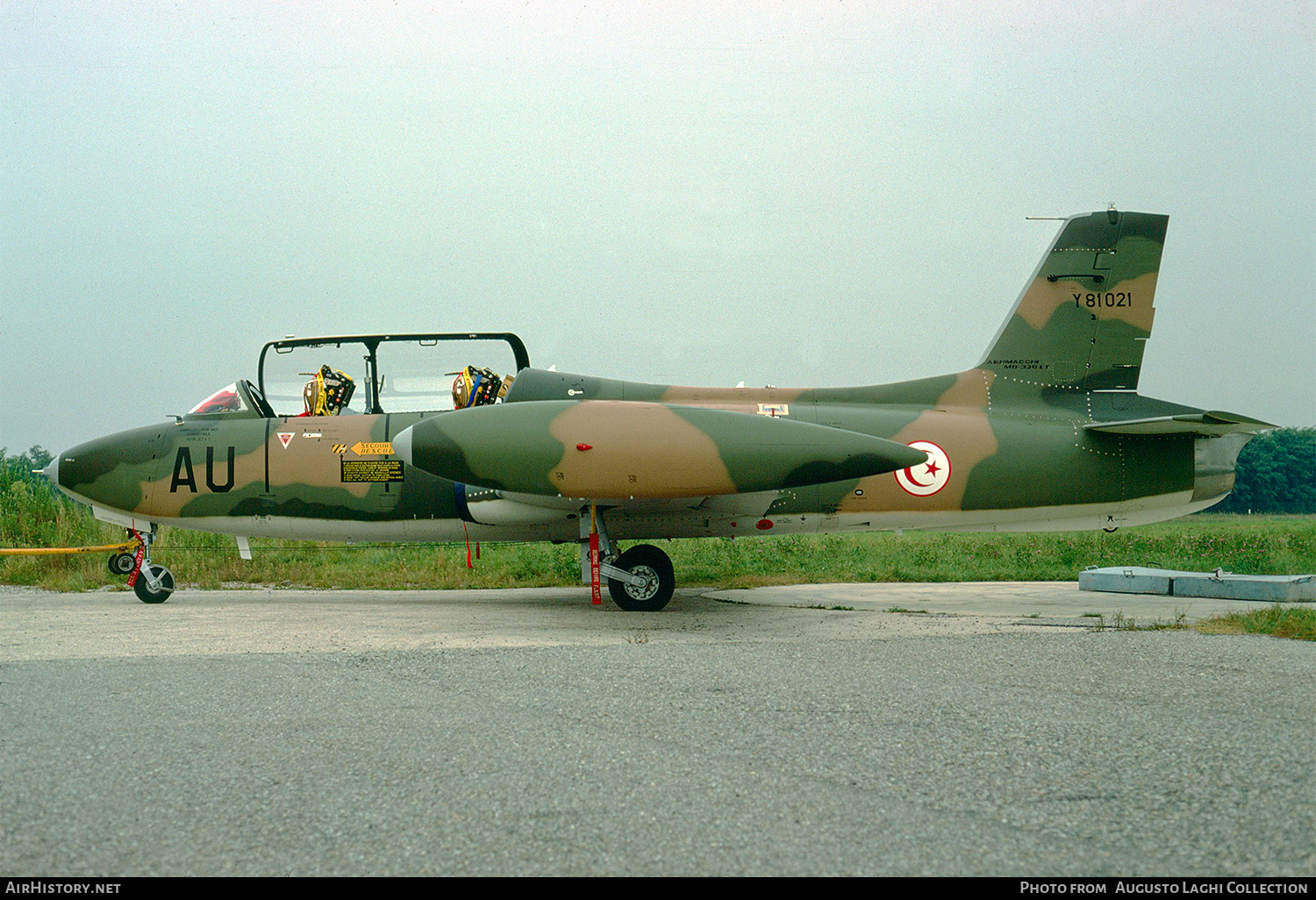 Aircraft Photo of Y81021 / TS-RAU | Aermacchi MB-326LT | Tunisia - Air Force | AirHistory.net #688526