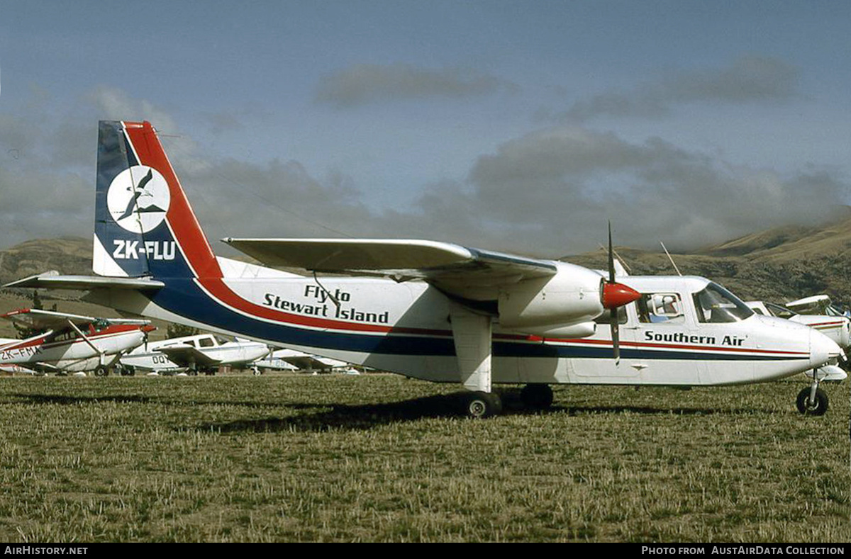 Aircraft Photo of ZK-FLU | Britten-Norman BN-2A-9 Islander | Southern Air | AirHistory.net #688557