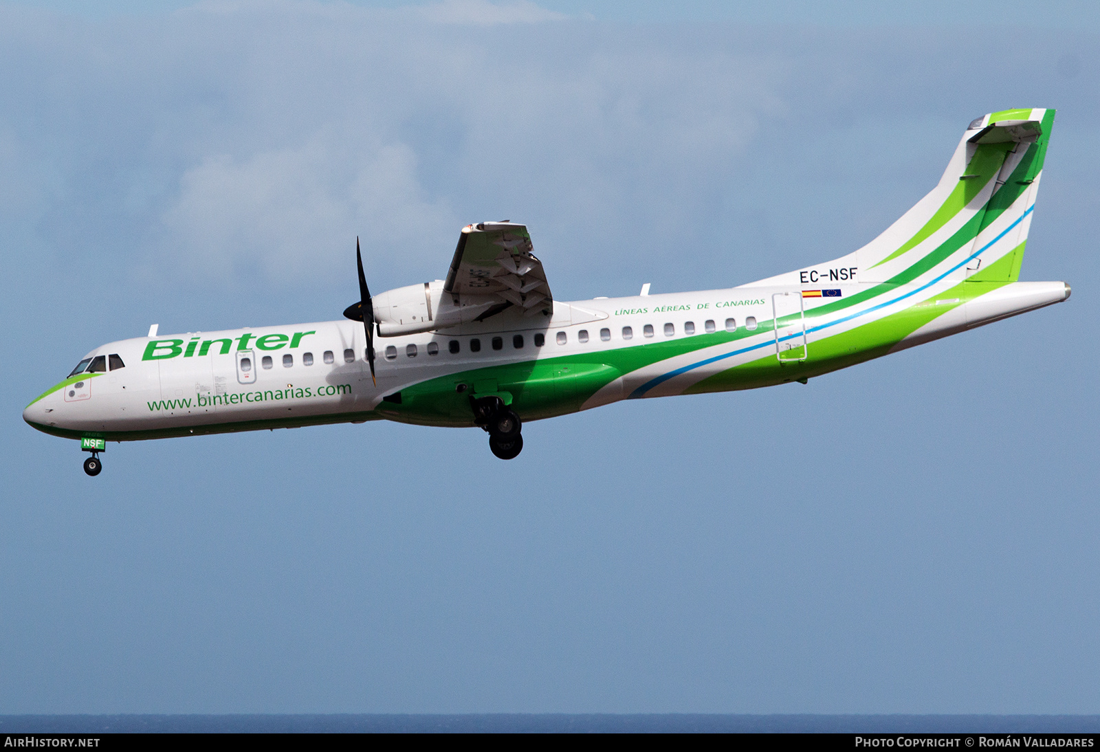 Aircraft Photo of EC-NSF | ATR ATR-72-600 (ATR-72-212A) | Binter Canarias | AirHistory.net #688567