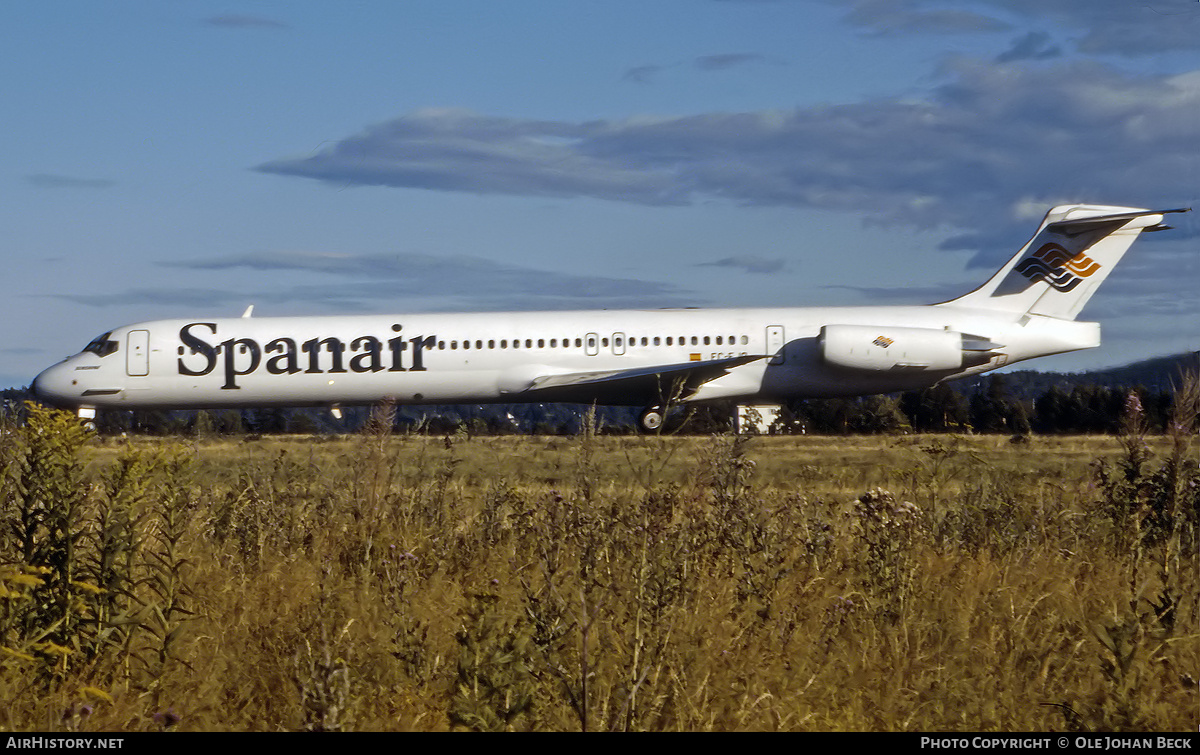 Aircraft Photo of EC-EJQ | McDonnell Douglas MD-83 (DC-9-83) | Spanair | AirHistory.net #688583