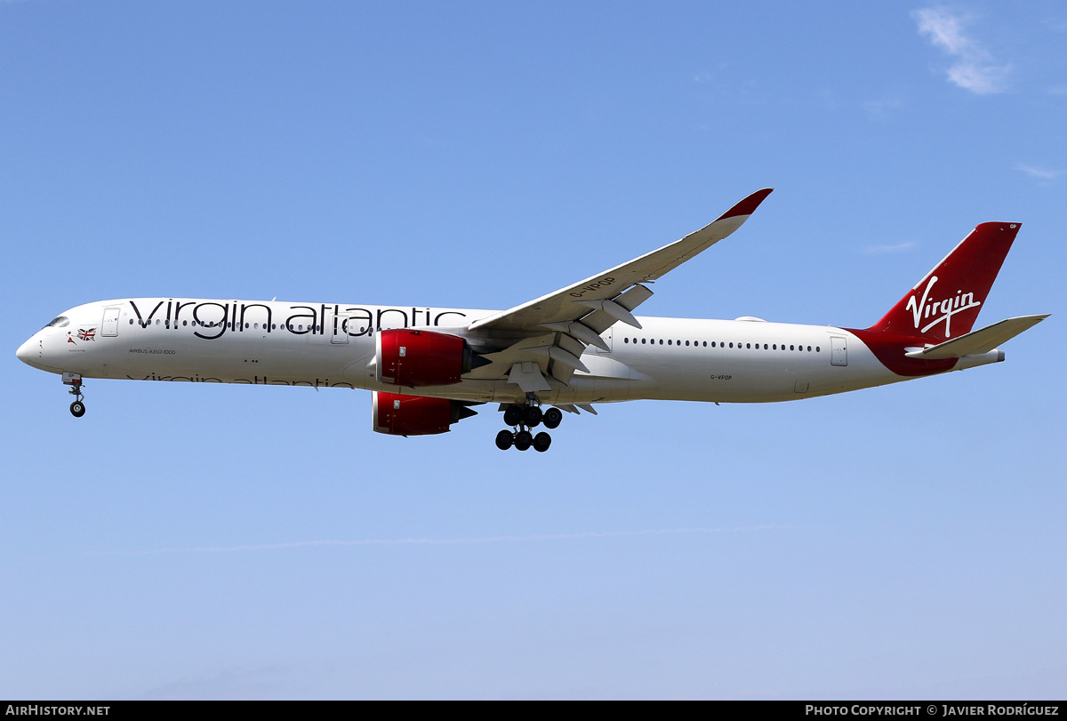 Aircraft Photo of G-VPOP | Airbus A350-1041 | Virgin Atlantic Airways | AirHistory.net #688604