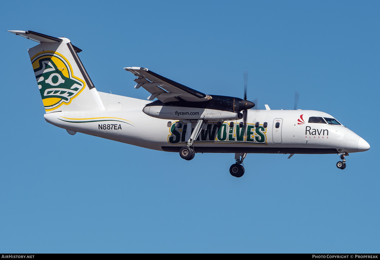 Aircraft Photo of N887EA | De Havilland Canada DHC-8-100 Dash 8 | Ravn Alaska | AirHistory.net #688614