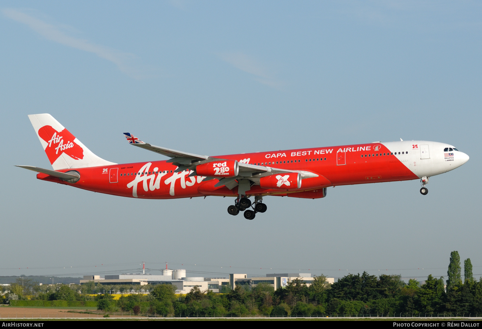 Aircraft Photo of 9M-XAB | Airbus A340-313 | AirAsia X | AirHistory.net #688632