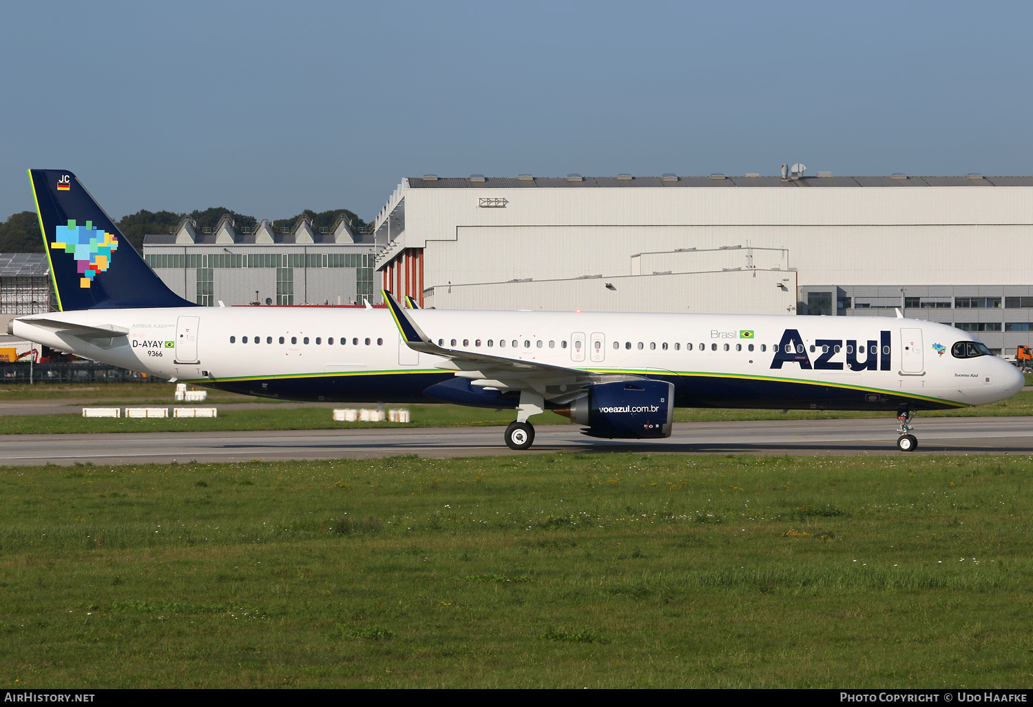 Aircraft Photo of D-AYAY / PR-YJC | Airbus A321-271NX | Azul Linhas Aéreas Brasileiras | AirHistory.net #688643