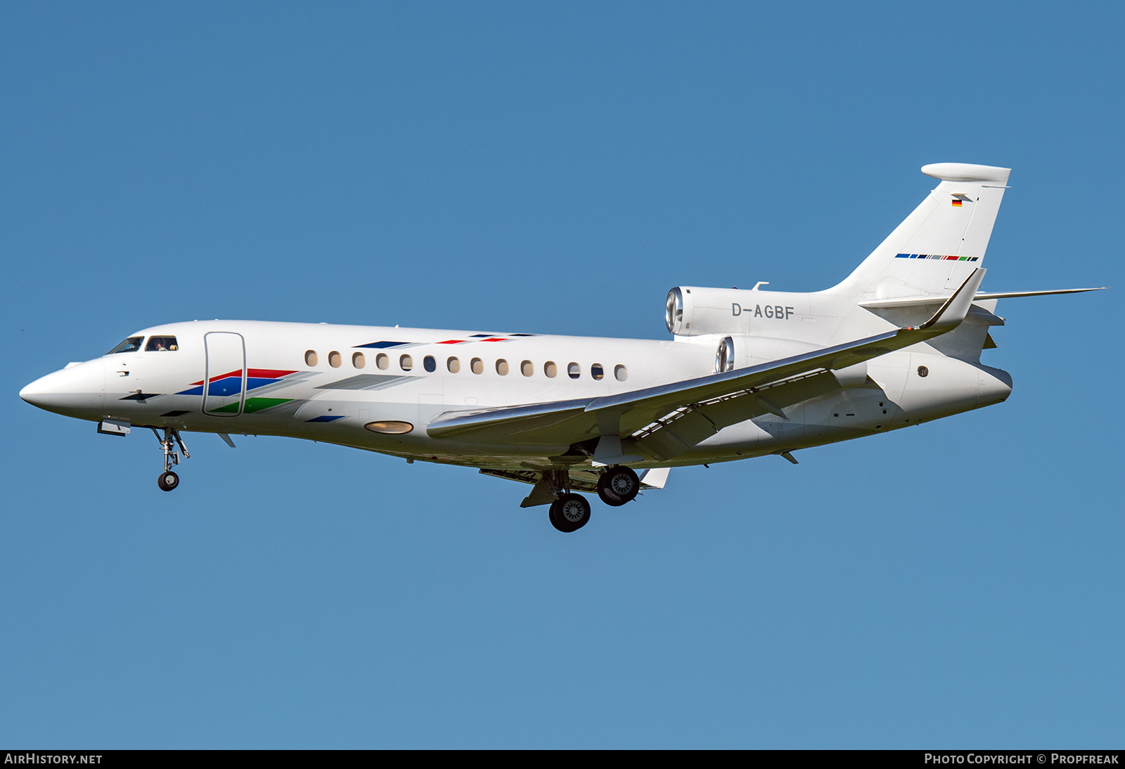 Aircraft Photo of D-AGBF | Dassault Falcon 7X | AirHistory.net #688656