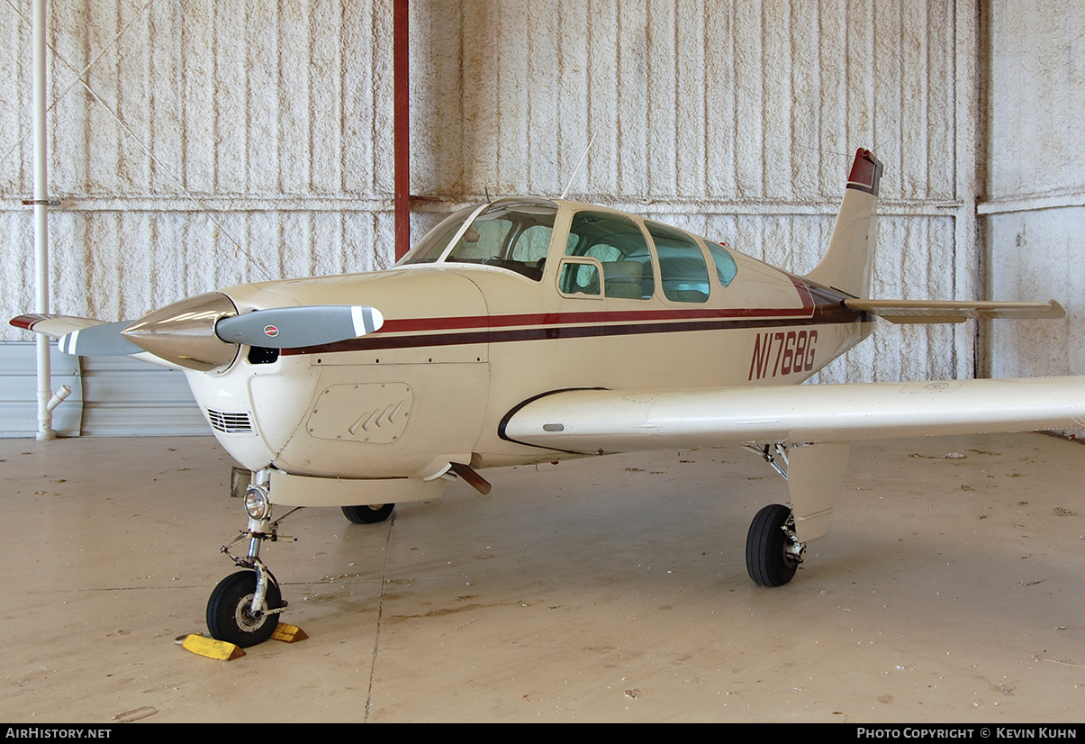 Aircraft Photo of N1768G | Beech B33 Debonair | AirHistory.net #688668