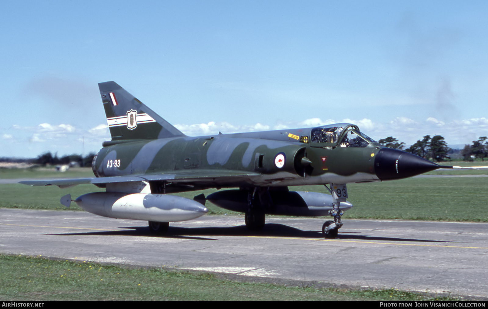 Aircraft Photo of A3-93 | Dassault Mirage IIIO(F/A) | Australia - Air Force | AirHistory.net #688678