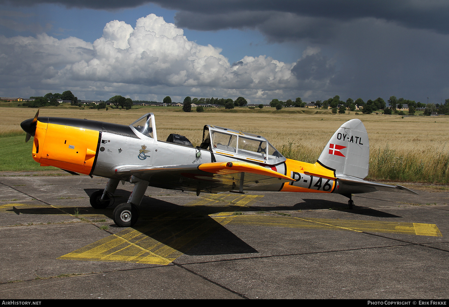 Aircraft Photo of OY-ATL / P-146 | De Havilland DHC-1 Chipmunk 22 | Denmark - Air Force | AirHistory.net #688706