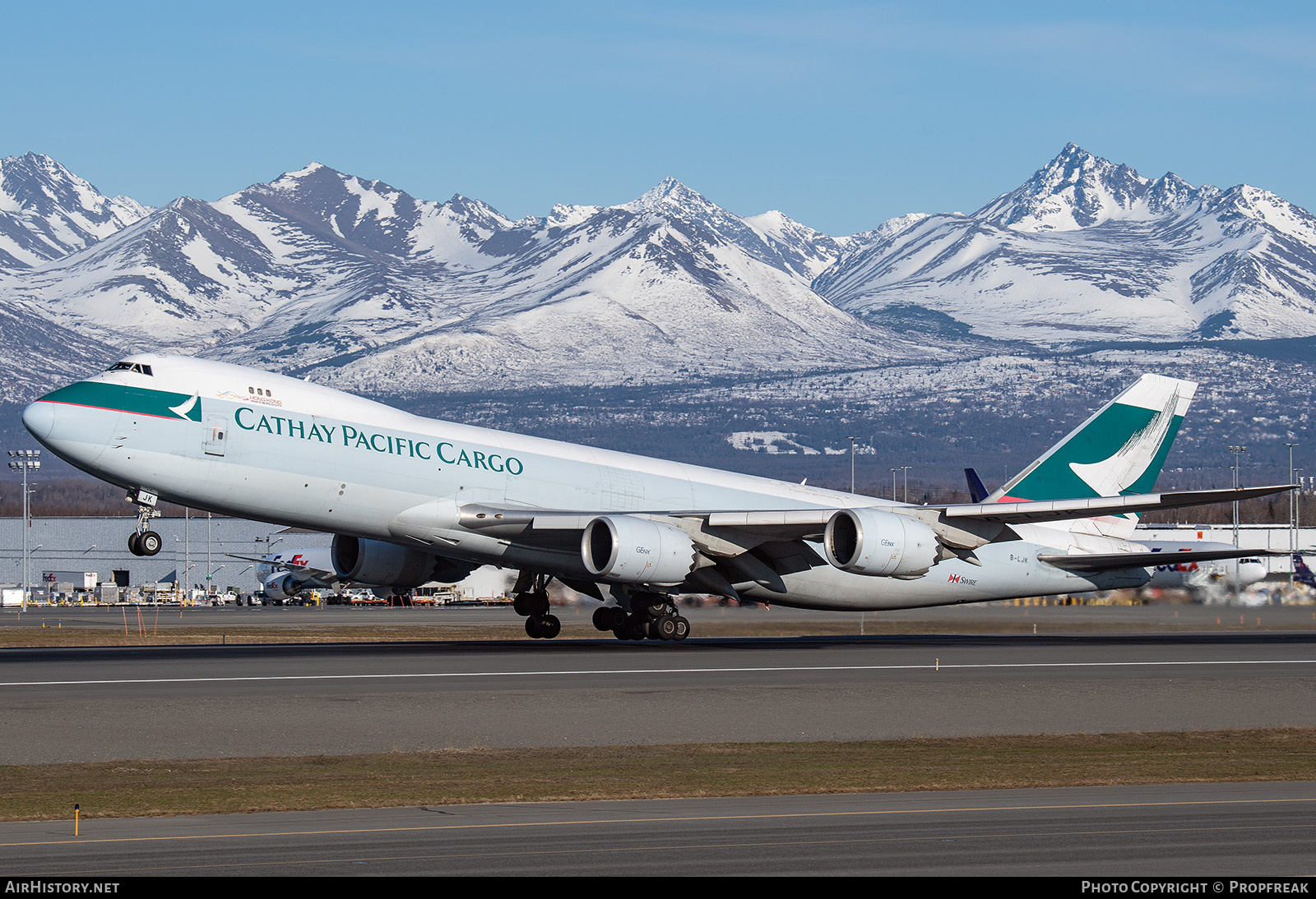 Aircraft Photo of B-LJK | Boeing 747-867F/SCD | Cathay Pacific Airways Cargo | AirHistory.net #688725