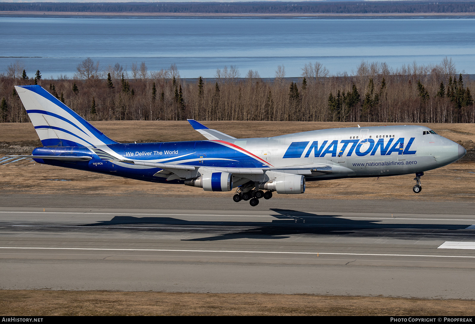 Aircraft Photo of N919CA | Boeing 747-428F/SCD | National Airlines | AirHistory.net #688733