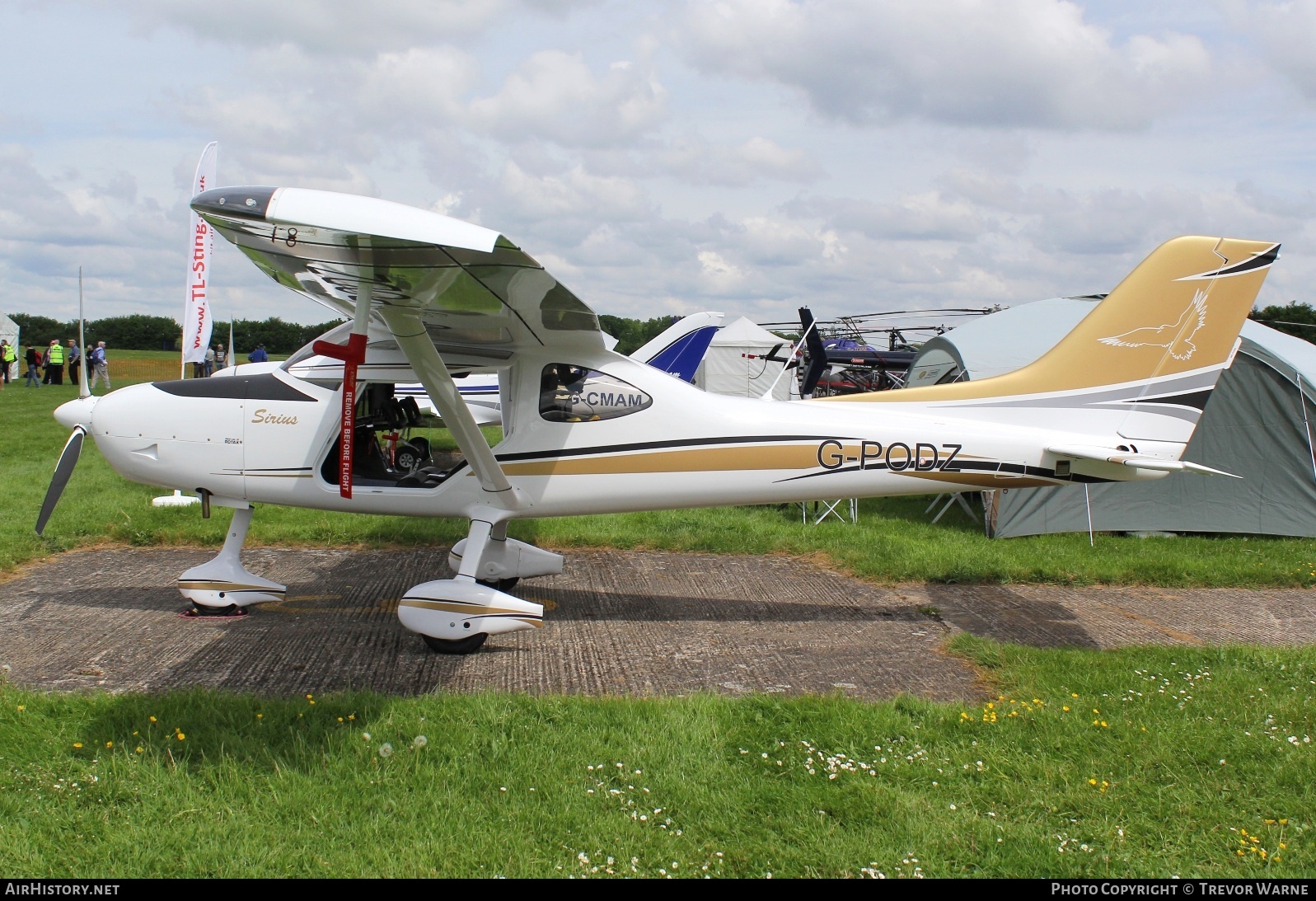 Aircraft Photo of G-PODZ | TL Ultralight TL-3000 Sirius | AirHistory.net #688745