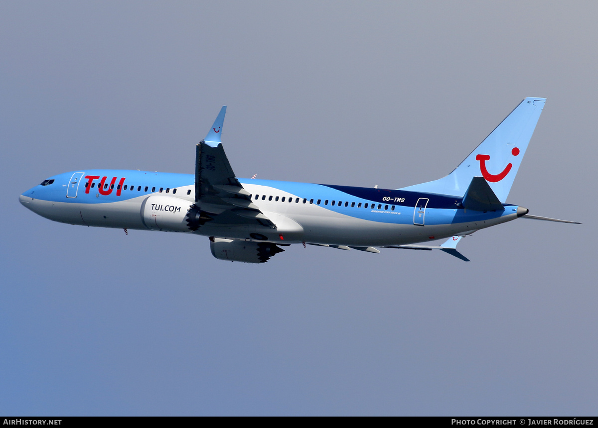 Aircraft Photo of OO-TMS | Boeing 737-8 Max 8 | TUI | AirHistory.net #688747