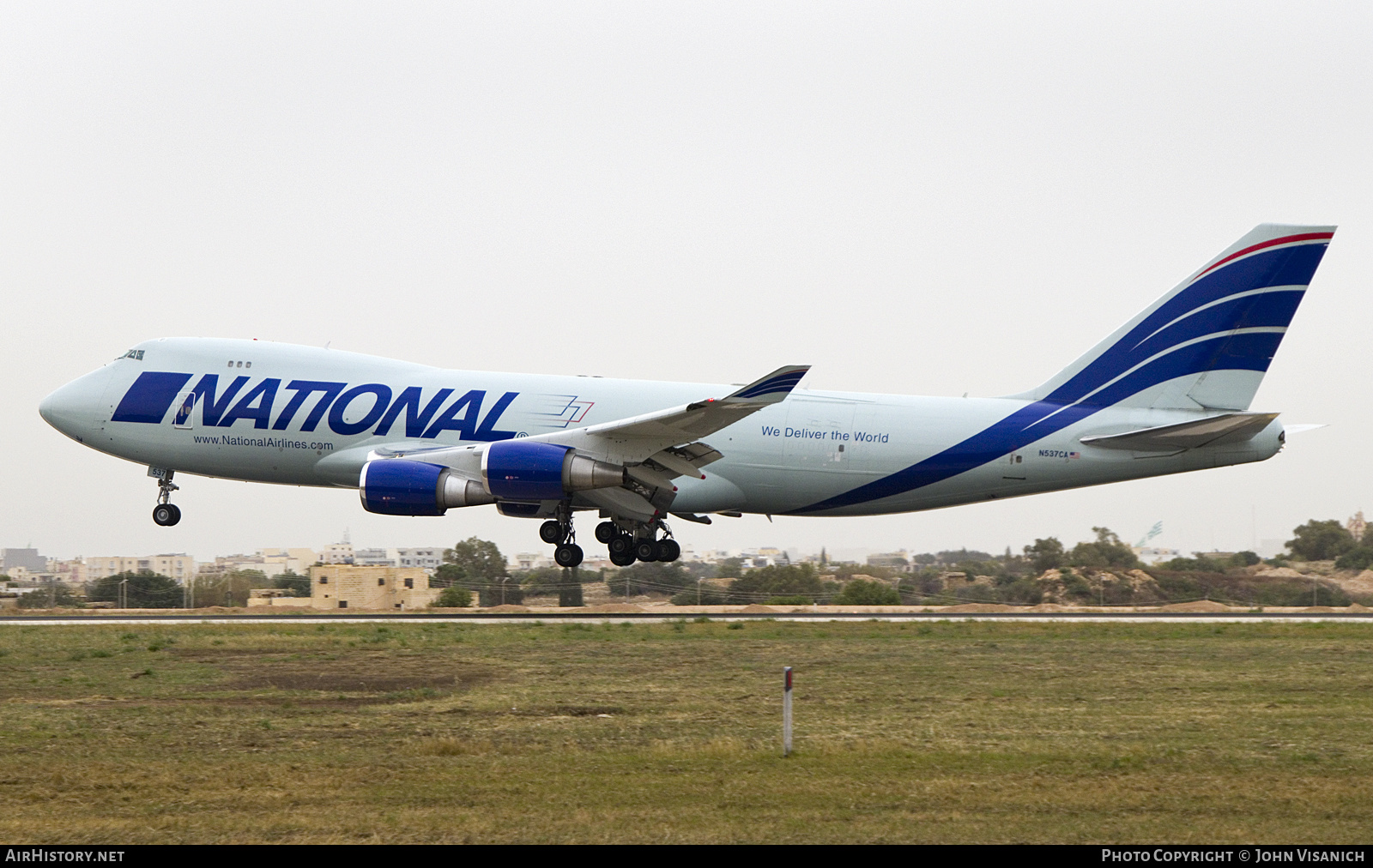 Aircraft Photo of N537CA | Boeing 747-446F/SCD | National Airlines | AirHistory.net #688766