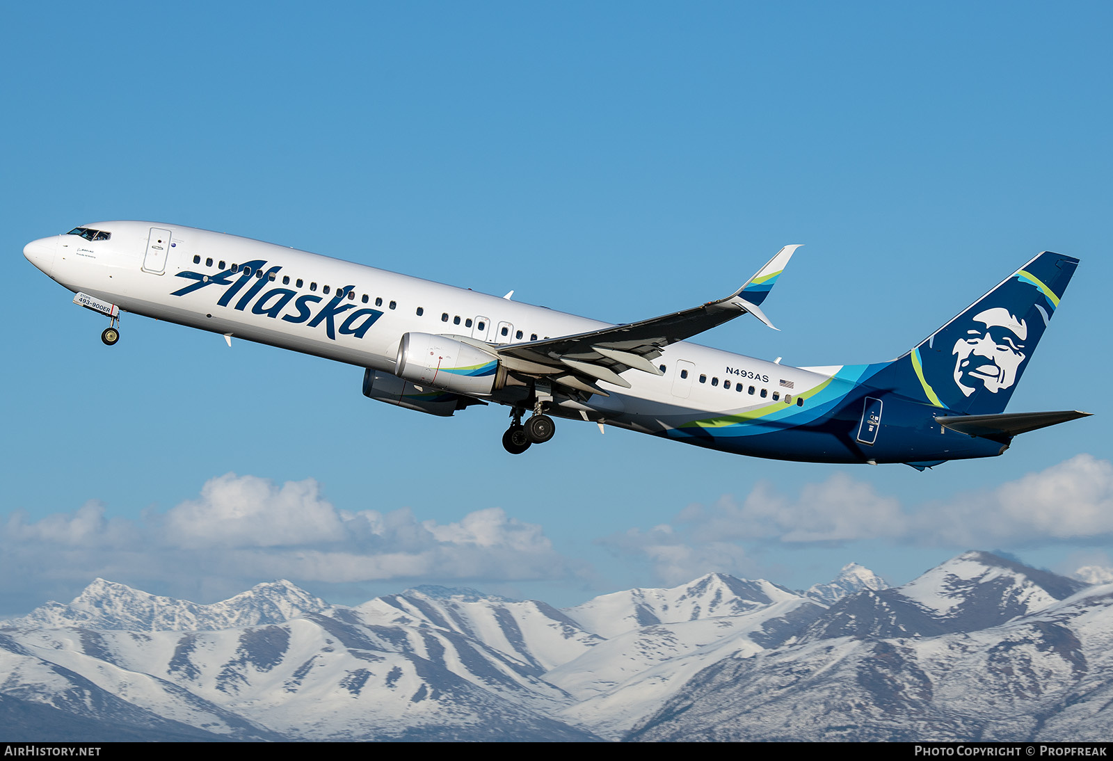 Aircraft Photo of N493AS | Boeing 737-990/ER | Alaska Airlines | AirHistory.net #688780