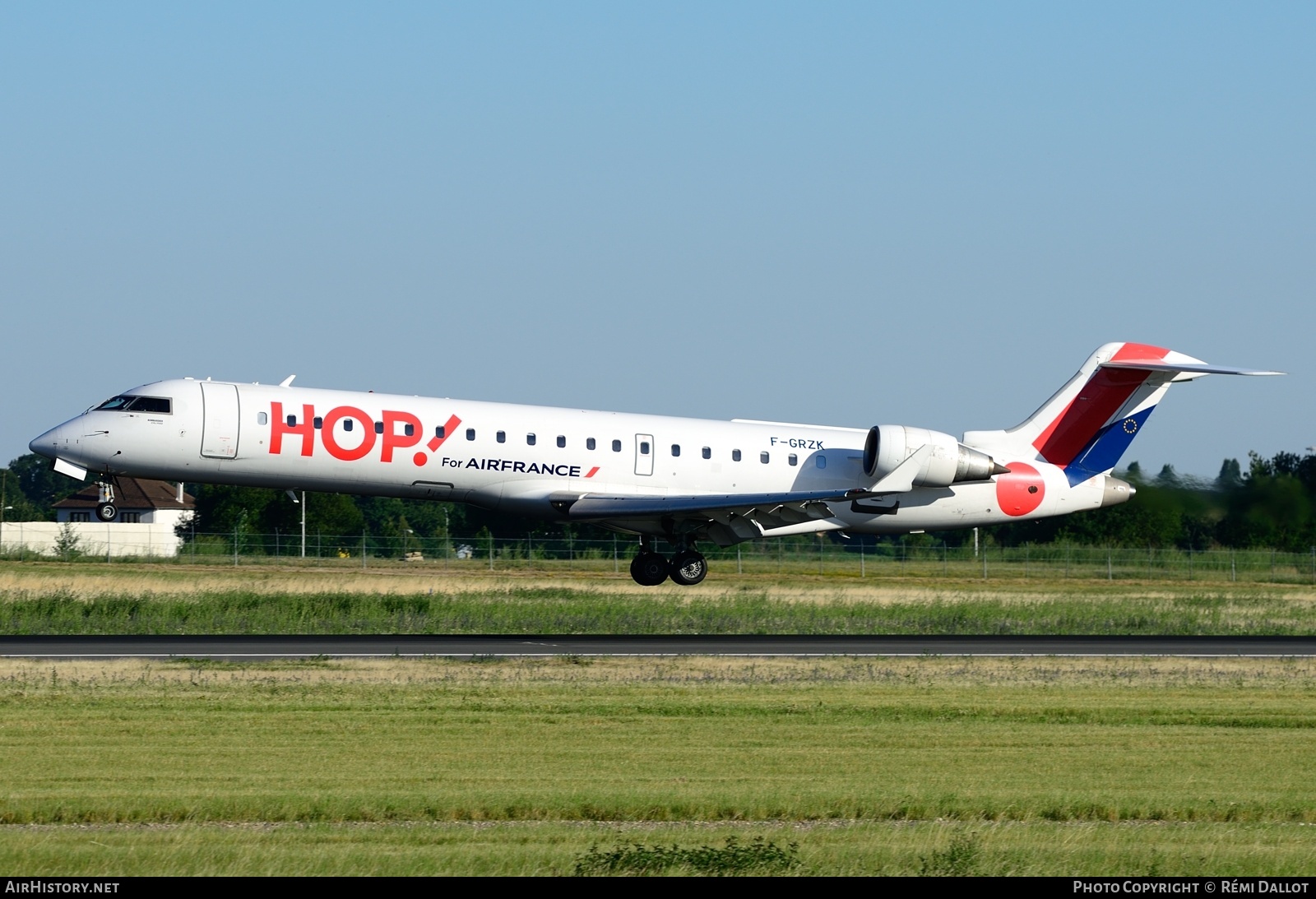 Aircraft Photo of F-GRZK | Bombardier CRJ-702 (CL-600-2C10) | Hop! | AirHistory.net #688785