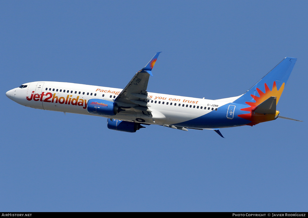 Aircraft Photo of G-JZBR | Boeing 737-800 | Jet2 Holidays | AirHistory.net #688797