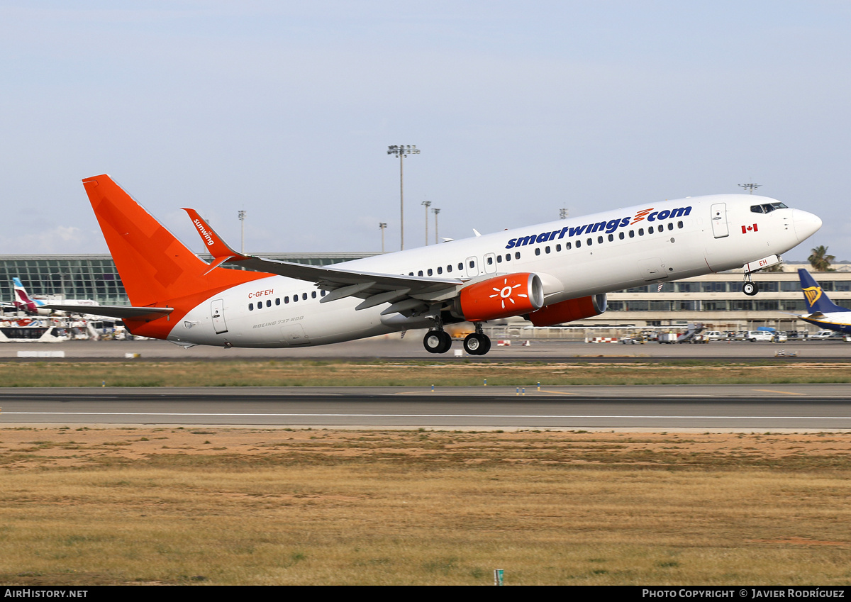 Aircraft Photo of C-GFEH | Boeing 737-8GS | Smartwings | AirHistory.net #688857