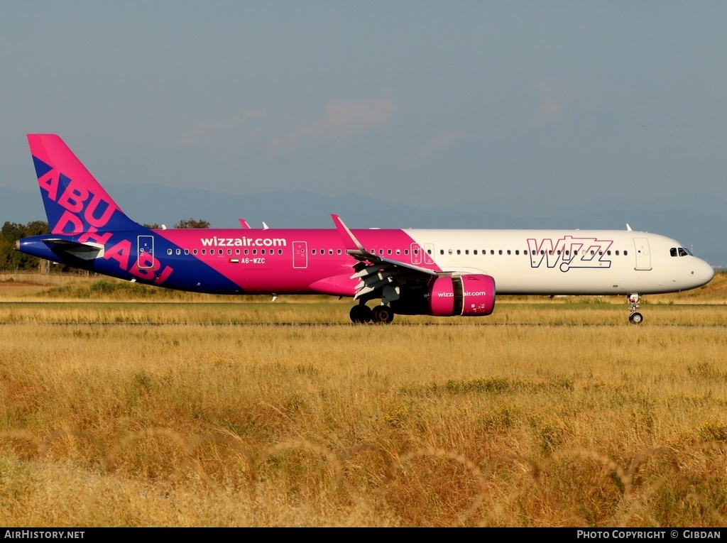 Aircraft Photo of A6-WZC | Airbus A321-271NX | Wizz Air Abu Dhabi | AirHistory.net #688893