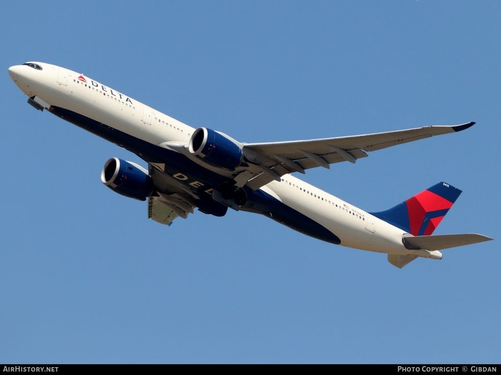 Aircraft Photo of N415DX | Airbus A330-941N | Delta Air Lines | AirHistory.net #688894