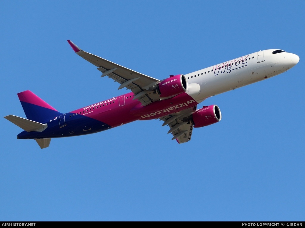 Aircraft Photo of 9H-WNI | Airbus A321-271NX | Wizz Air | AirHistory.net #688908
