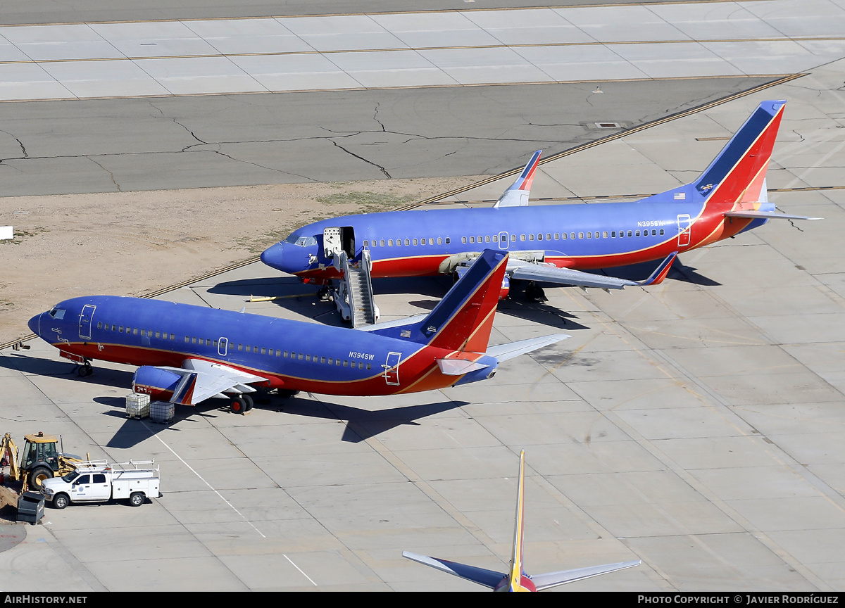 Aircraft Photo of N394SW | Boeing 737-3H4 | Southwest Airlines | AirHistory.net #688936