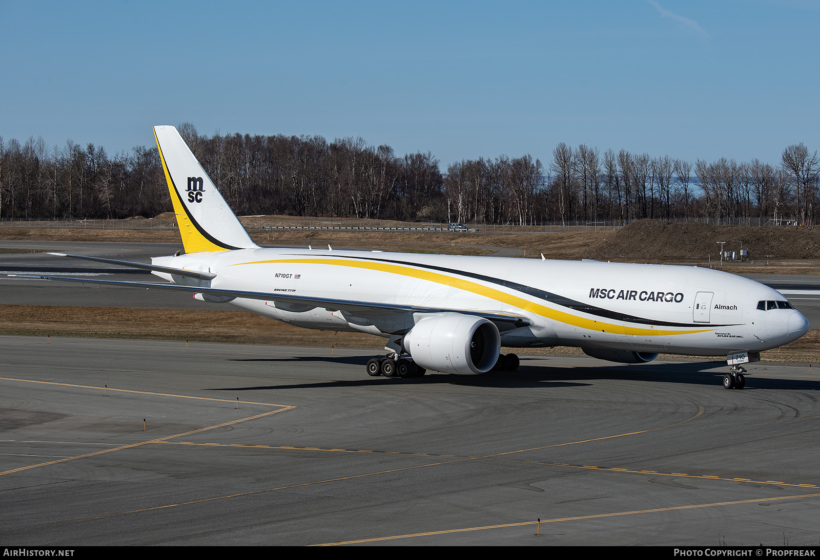 Aircraft Photo of N710GT | Boeing 777-F | MSC Air Cargo - Mediterranean Shipping Company | AirHistory.net #688940