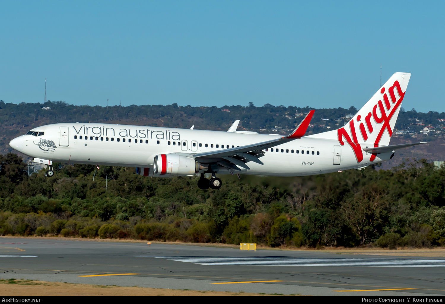 Aircraft Photo of VH-YIH | Boeing 737-8FE | Virgin Australia Airlines | AirHistory.net #688994