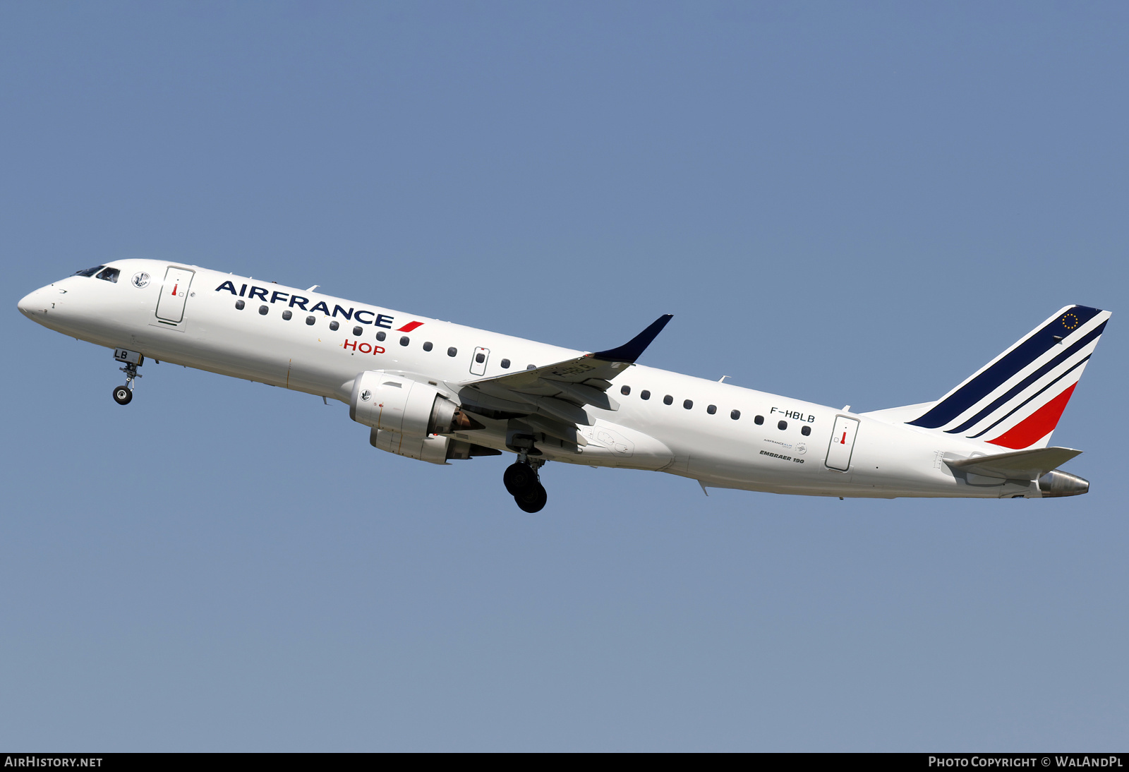 Aircraft Photo of F-HBLB | Embraer 190LR (ERJ-190-100LR) | Air France | AirHistory.net #689031