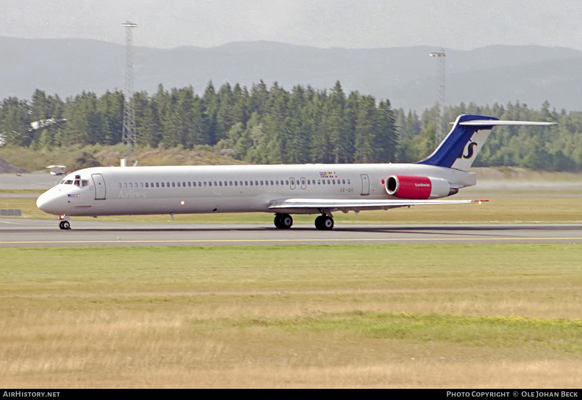 Aircraft Photo of SE-DII | McDonnell Douglas MD-82 (DC-9-82) | Scandinavian Airlines - SAS | AirHistory.net #689046