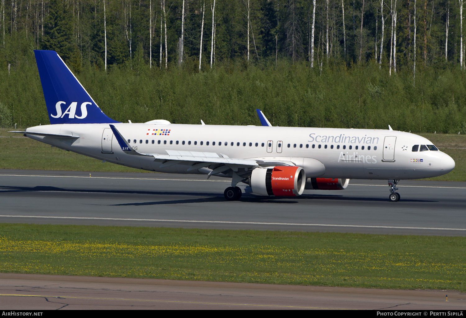 Aircraft Photo of SE-ROS | Airbus A320-251N | Scandinavian Airlines - SAS | AirHistory.net #689054