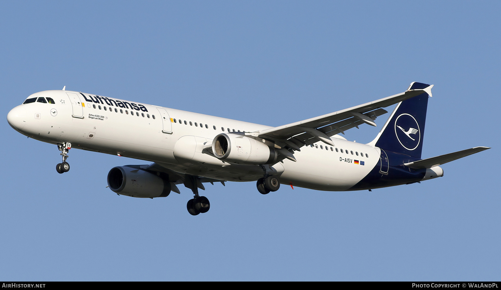Aircraft Photo of D-AISV | Airbus A321-231 | Lufthansa | AirHistory.net #689057