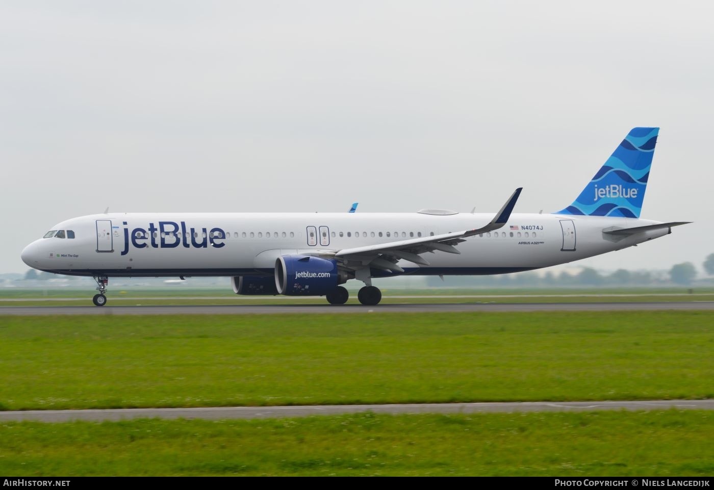 Aircraft Photo of N4074J | Airbus A321-271NX | JetBlue Airways | AirHistory.net #689074