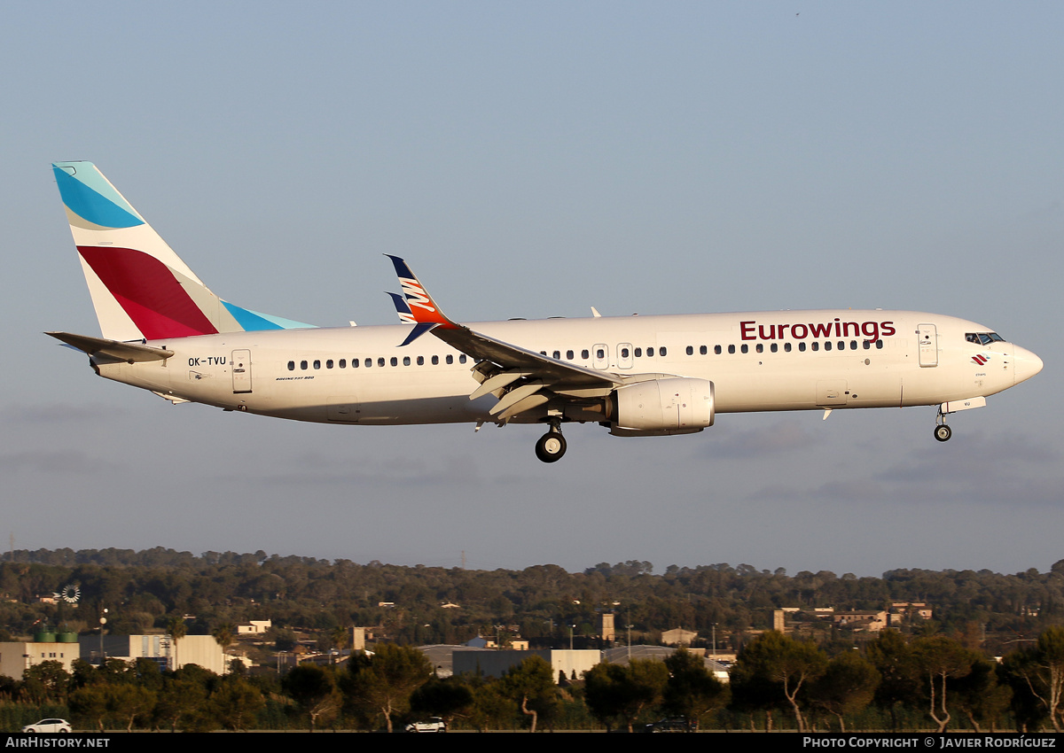 Aircraft Photo of OK-TVU | Boeing 737-86N | Eurowings | AirHistory.net #689090