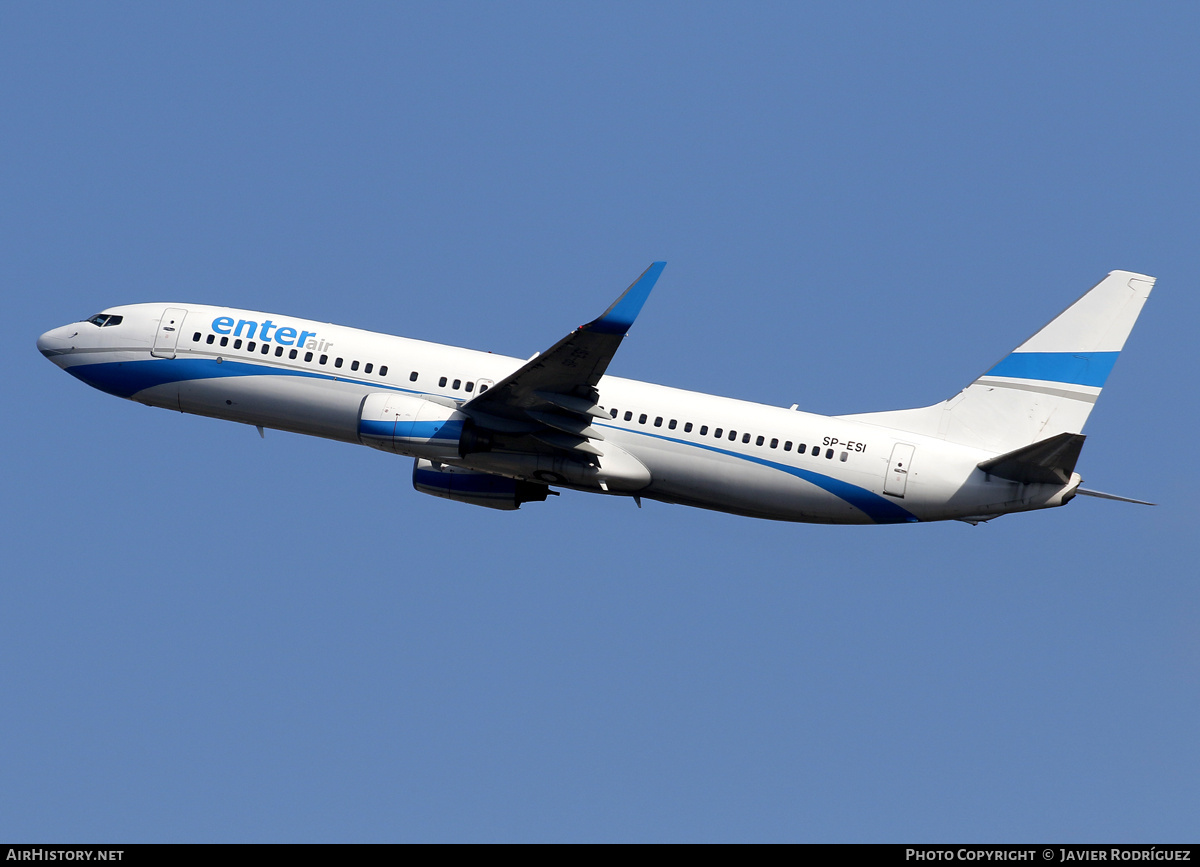 Aircraft Photo of SP-ESI | Boeing 737-8Q8 | Enter Air | AirHistory.net #689091