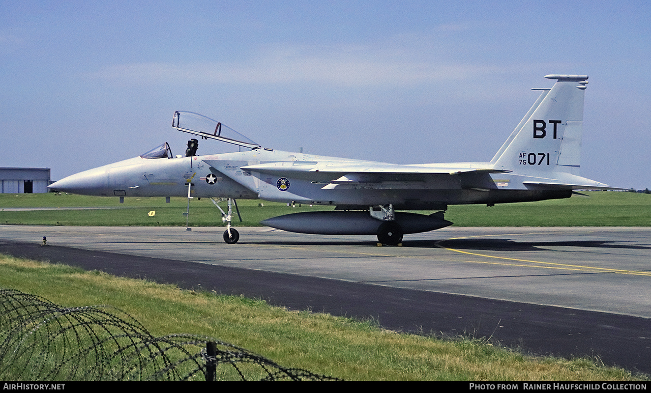 Aircraft Photo of 75-0071 / AF75-071 | McDonnell Douglas F-15A Eagle | USA - Air Force | AirHistory.net #689098