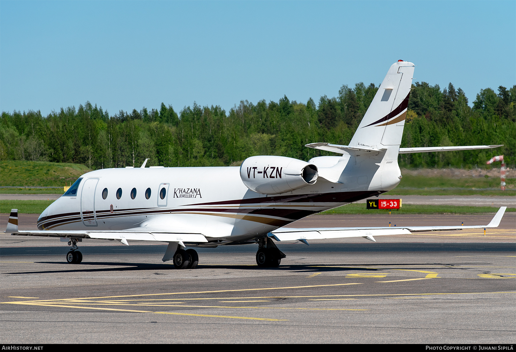 Aircraft Photo of VT-KZN | Gulfstream Aerospace G150 | Khazana Jewellery | AirHistory.net #689109
