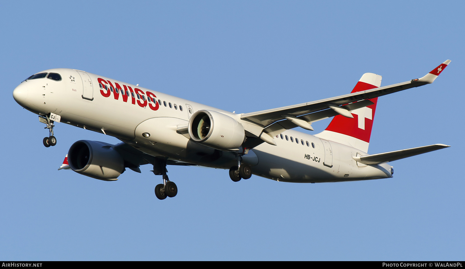 Aircraft Photo of HB-JCJ | Bombardier CSeries CS300 (BD-500-1A11) | Swiss International Air Lines | AirHistory.net #689120