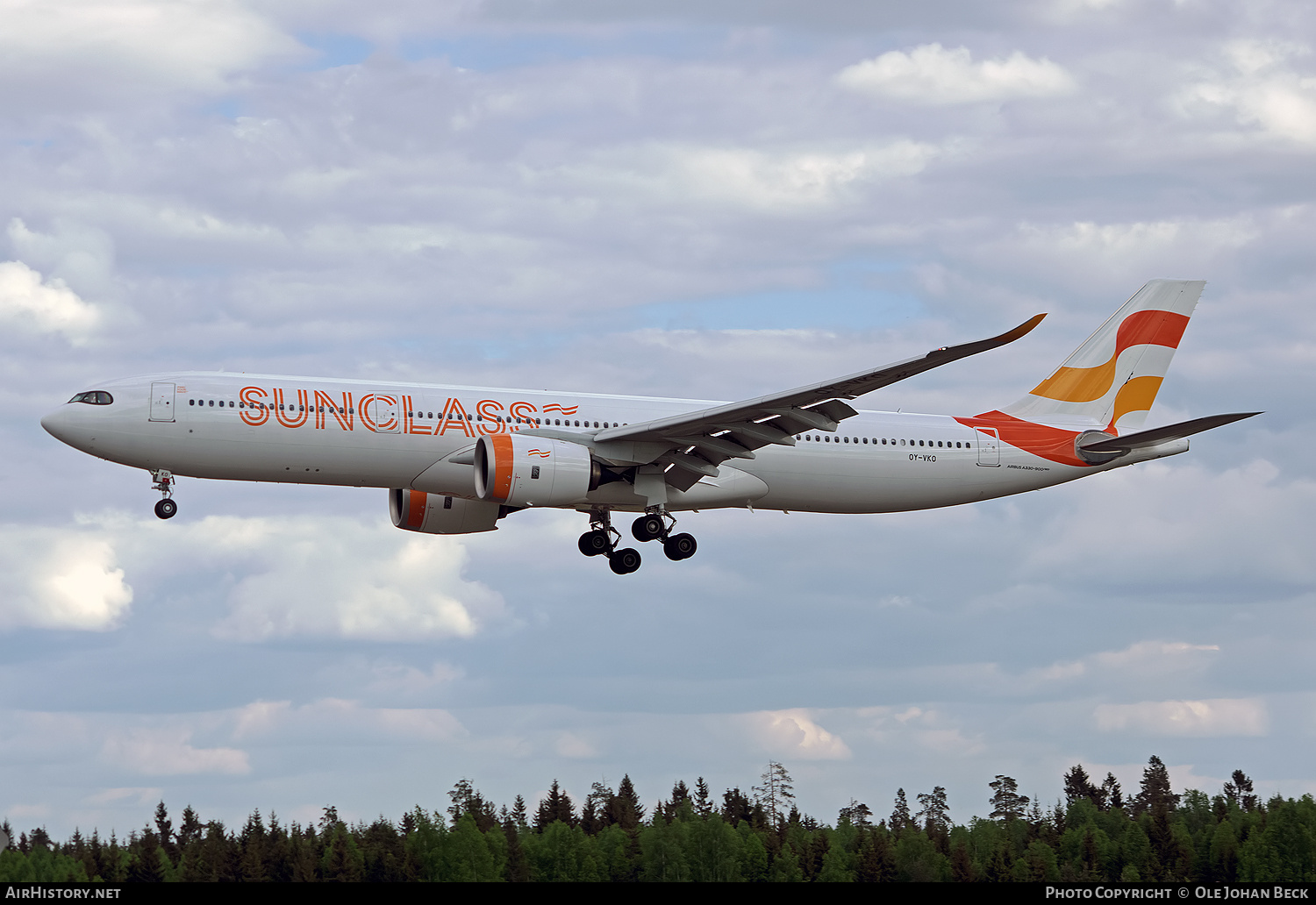 Aircraft Photo of OY-VKO | Airbus A330-941N | Sunclass Airlines | AirHistory.net #689131