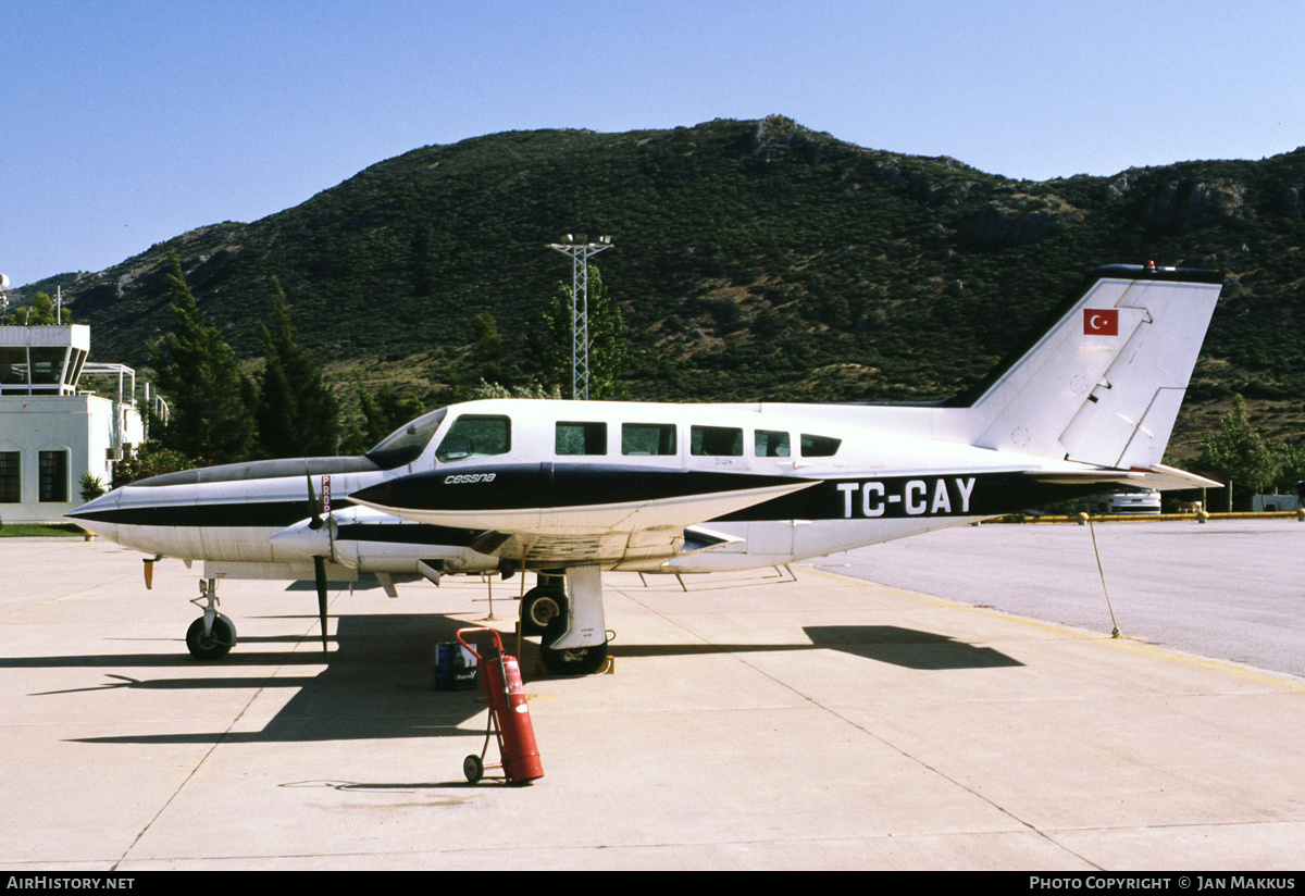 Aircraft Photo of TC-CAY | Cessna 402B Utililiner | AirHistory.net #689159