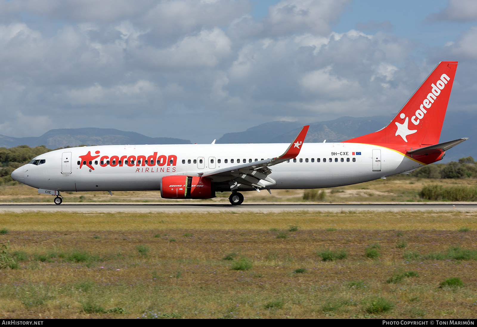 Aircraft Photo of 9H-CXE | Boeing 737-8GP | Corendon Airlines | AirHistory.net #689163