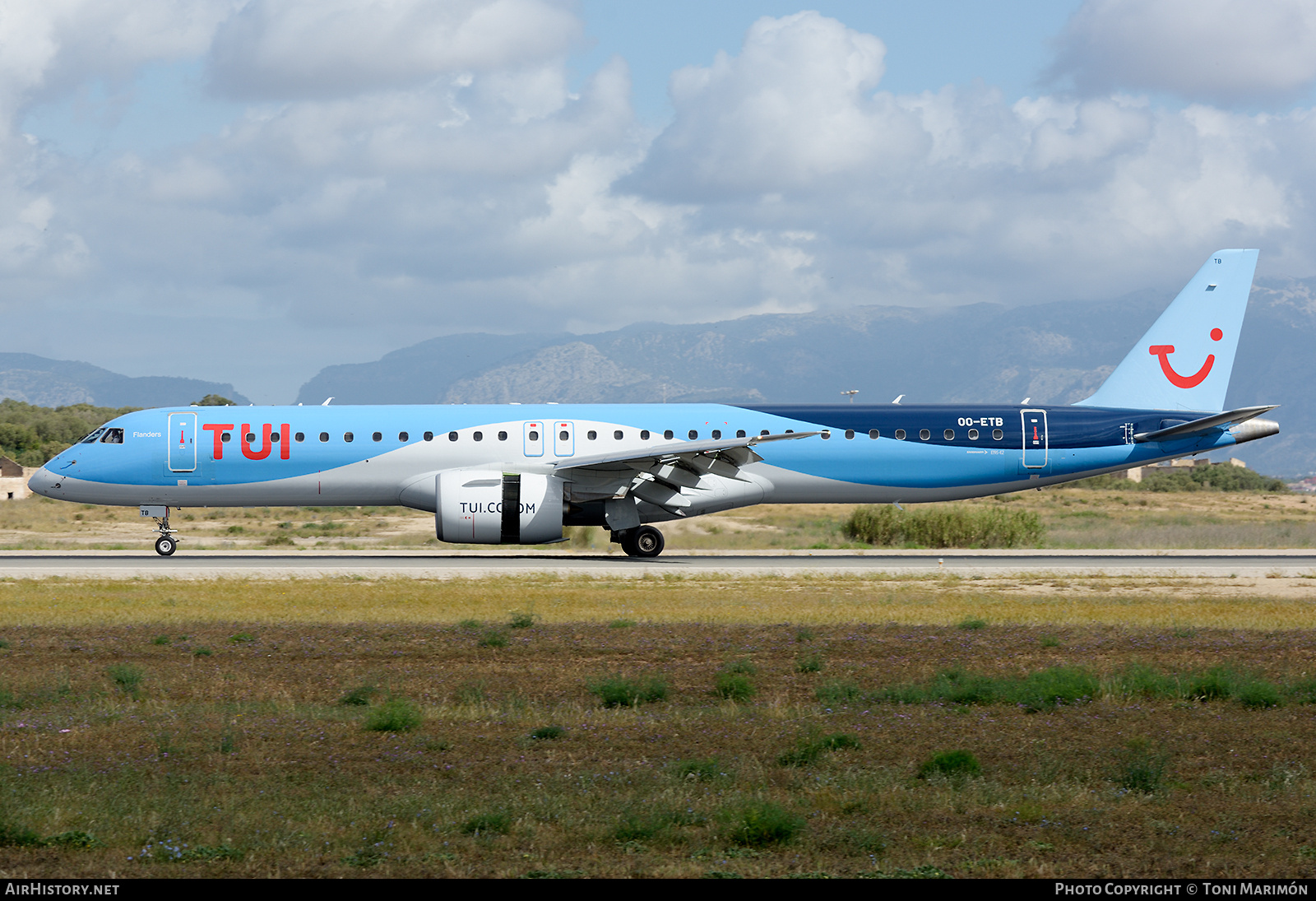 Aircraft Photo of OO-ETB | Embraer 195-E2 (ERJ-190-400) | TUI | AirHistory.net #689165