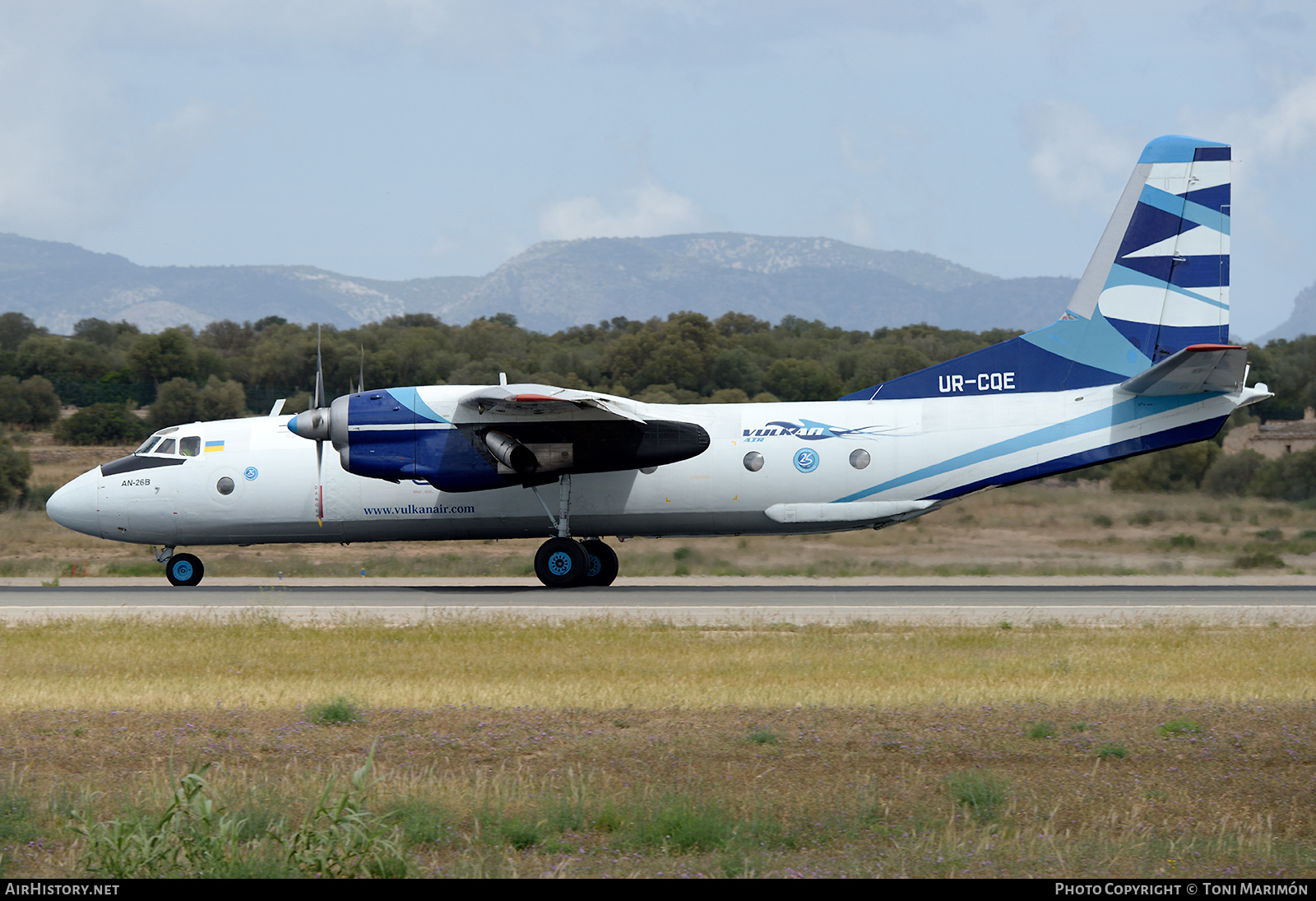 Aircraft Photo of UR-CQE | Antonov An-26B | Vulkan Air | AirHistory.net #689169