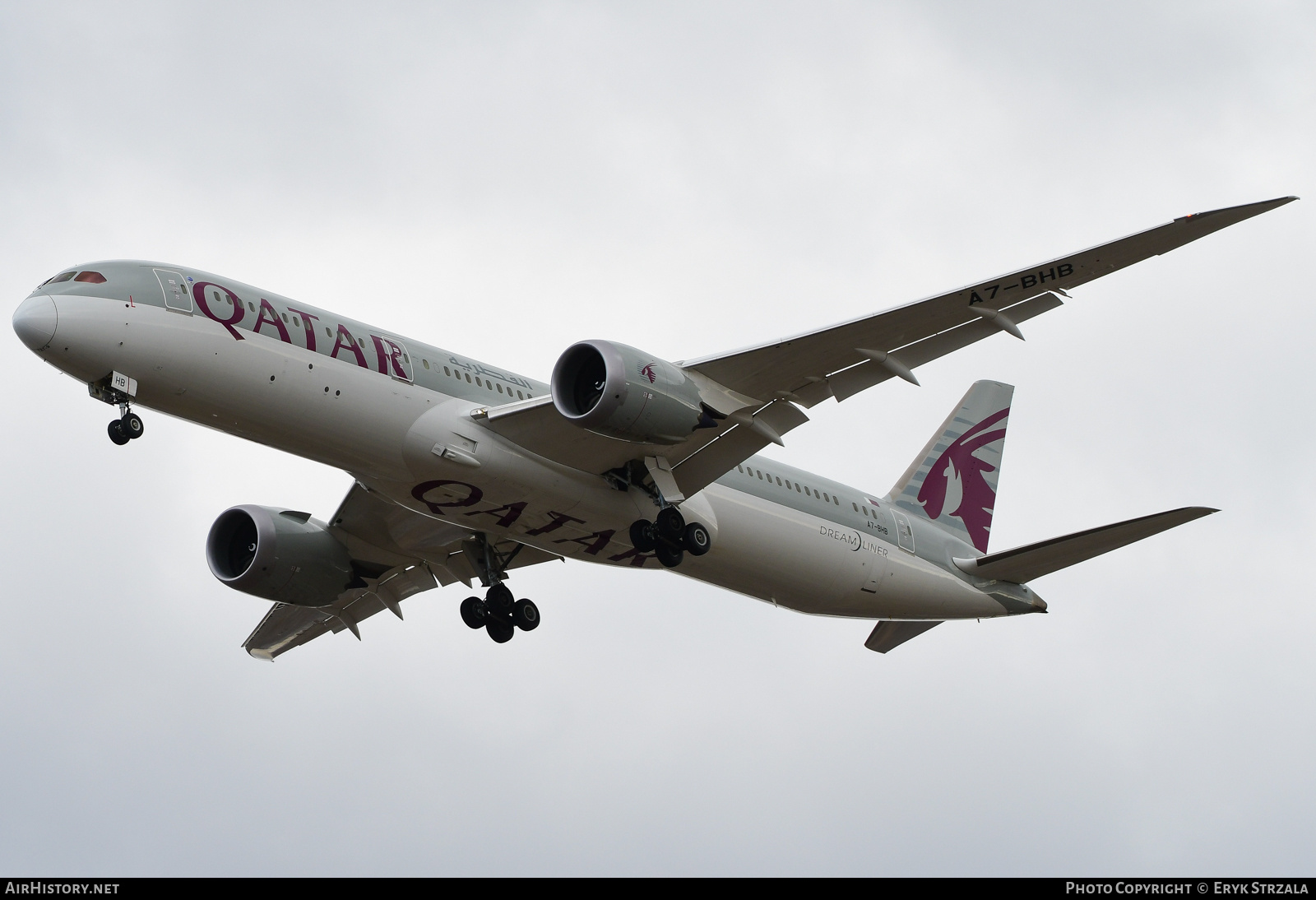 Aircraft Photo of A7-BHB | Boeing 787-9 Dreamliner | Qatar Airways | AirHistory.net #689171