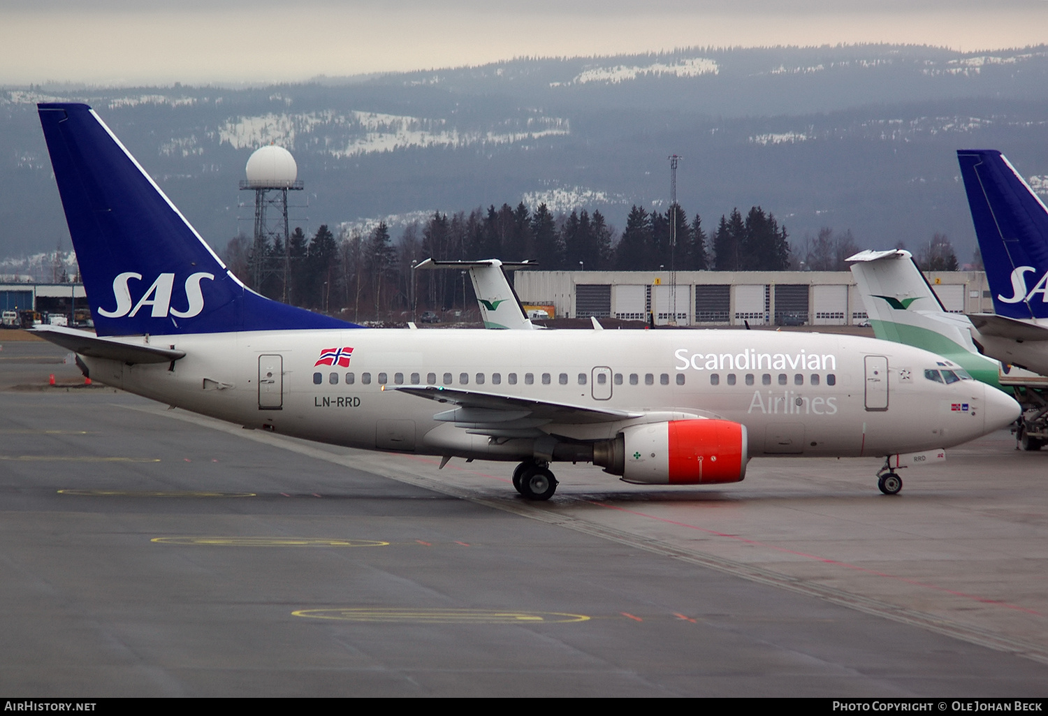 Aircraft Photo of LN-RRD | Boeing 737-683 | Scandinavian Airlines - SAS | AirHistory.net #689177