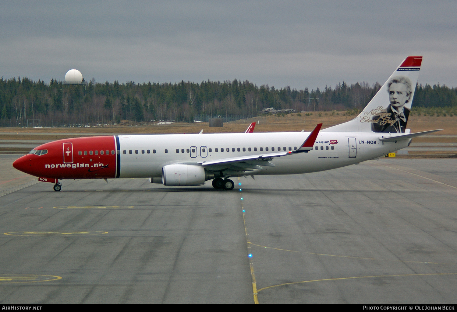 Aircraft Photo of LN-NOB | Boeing 737-8FZ | Norwegian | AirHistory.net #689190