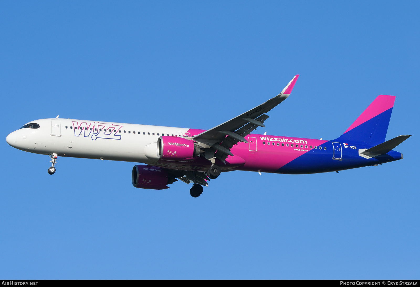 Aircraft Photo of 9H-WDE | Airbus A321-271NX | Wizz Air | AirHistory.net #689234