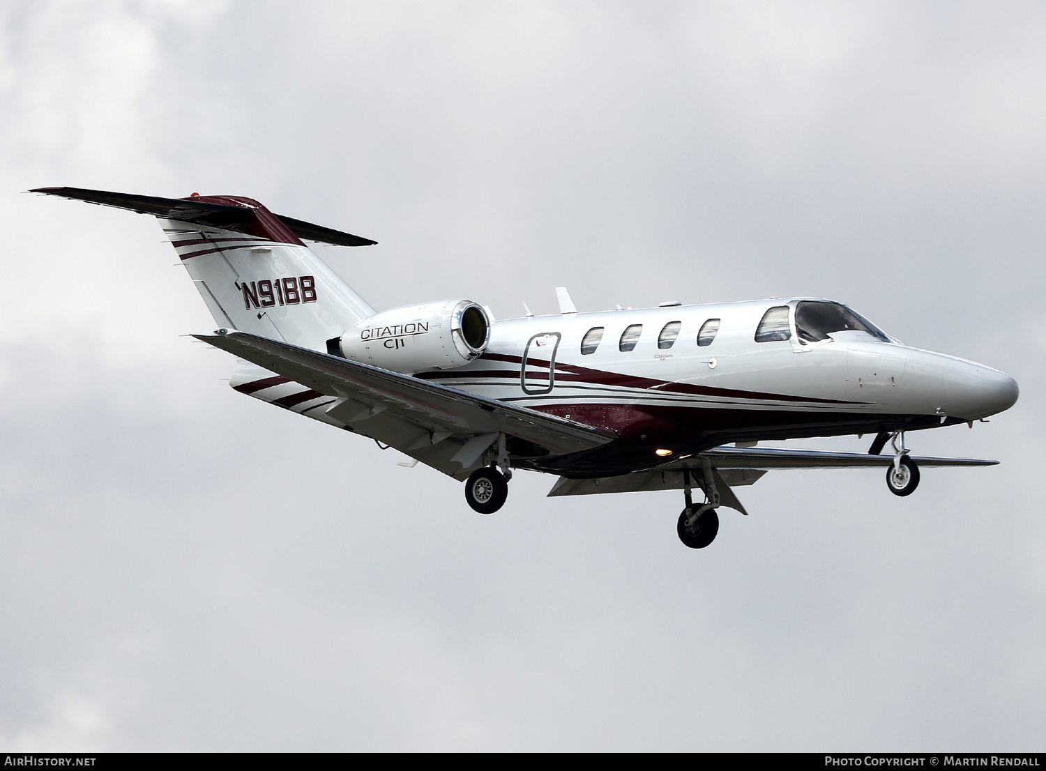 Aircraft Photo of N91BB | Cessna 525 CitationJet CJ1 | AirHistory.net #689238