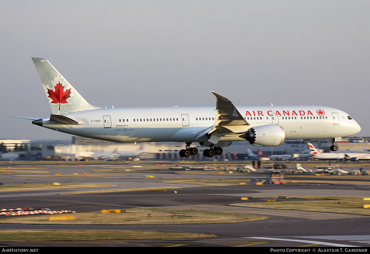 Aircraft Photo of C-FGEI | Boeing 787-9 Dreamliner | Air Canada | AirHistory.net #689246