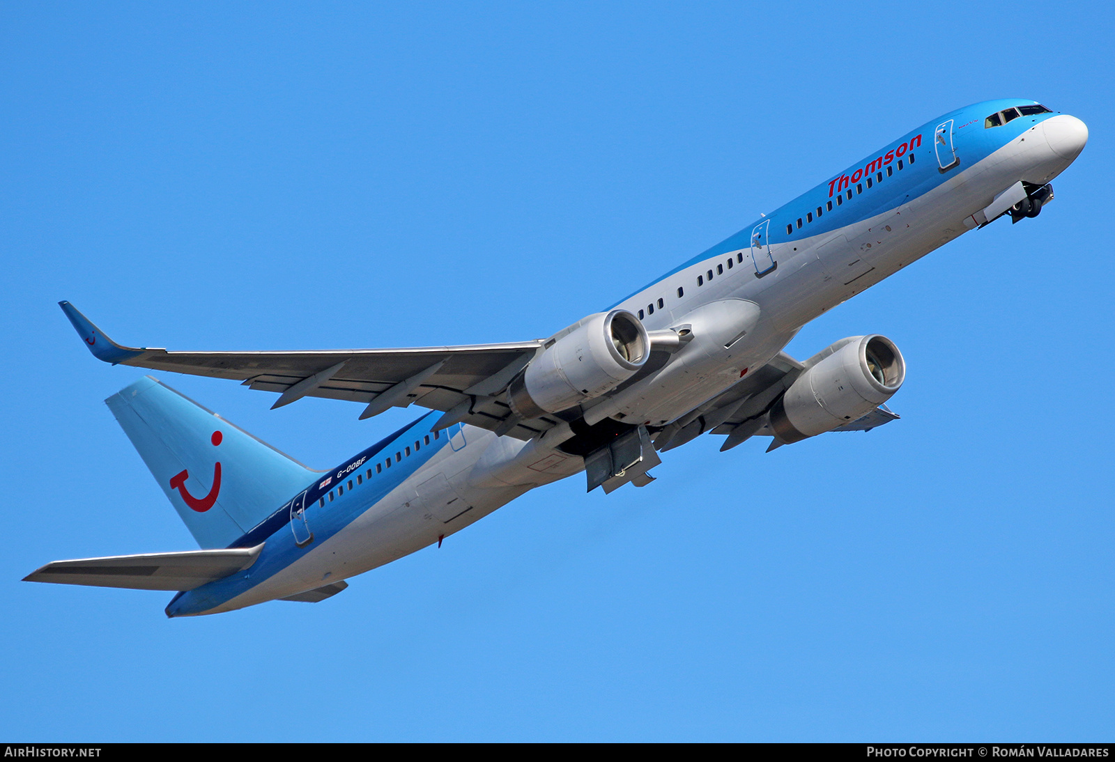 Aircraft Photo of G-OOBF | Boeing 757-28A | Thomson Airways | AirHistory.net #689268